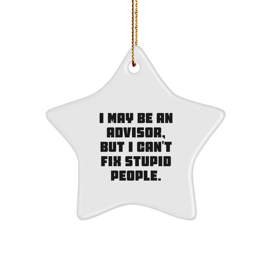 Advisor Keepsake Christmas Ornament for Him Gift - Tree Decoration - Image 1