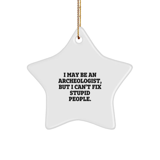 Archeologist Novelty Christmas Ornament for Friends Surprise Gift - Image 1