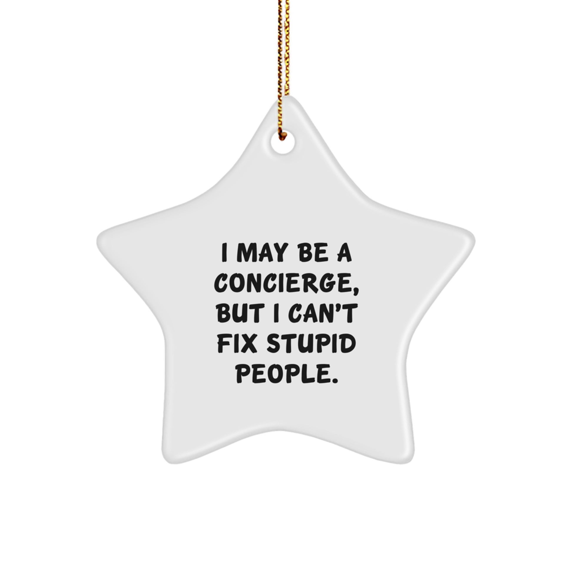 Concierge Star Ornament for Family Treasure Holiday Christmas Gift - Image 1