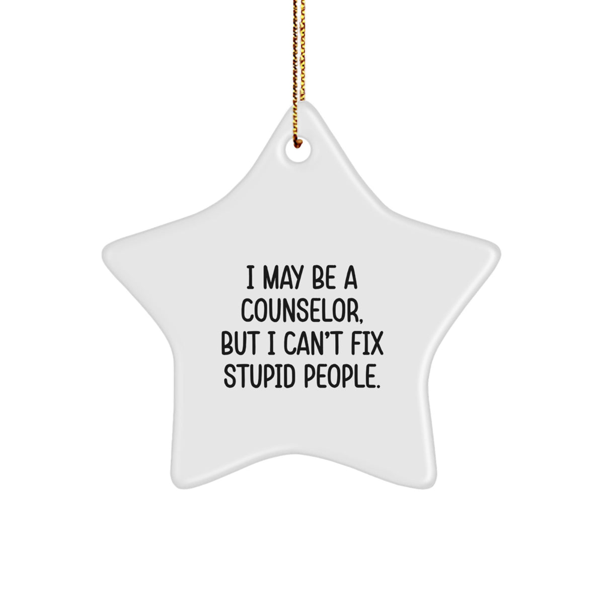 Counselor Favorite Star Ornament for Kids Bright Christmas Gift - Image 1