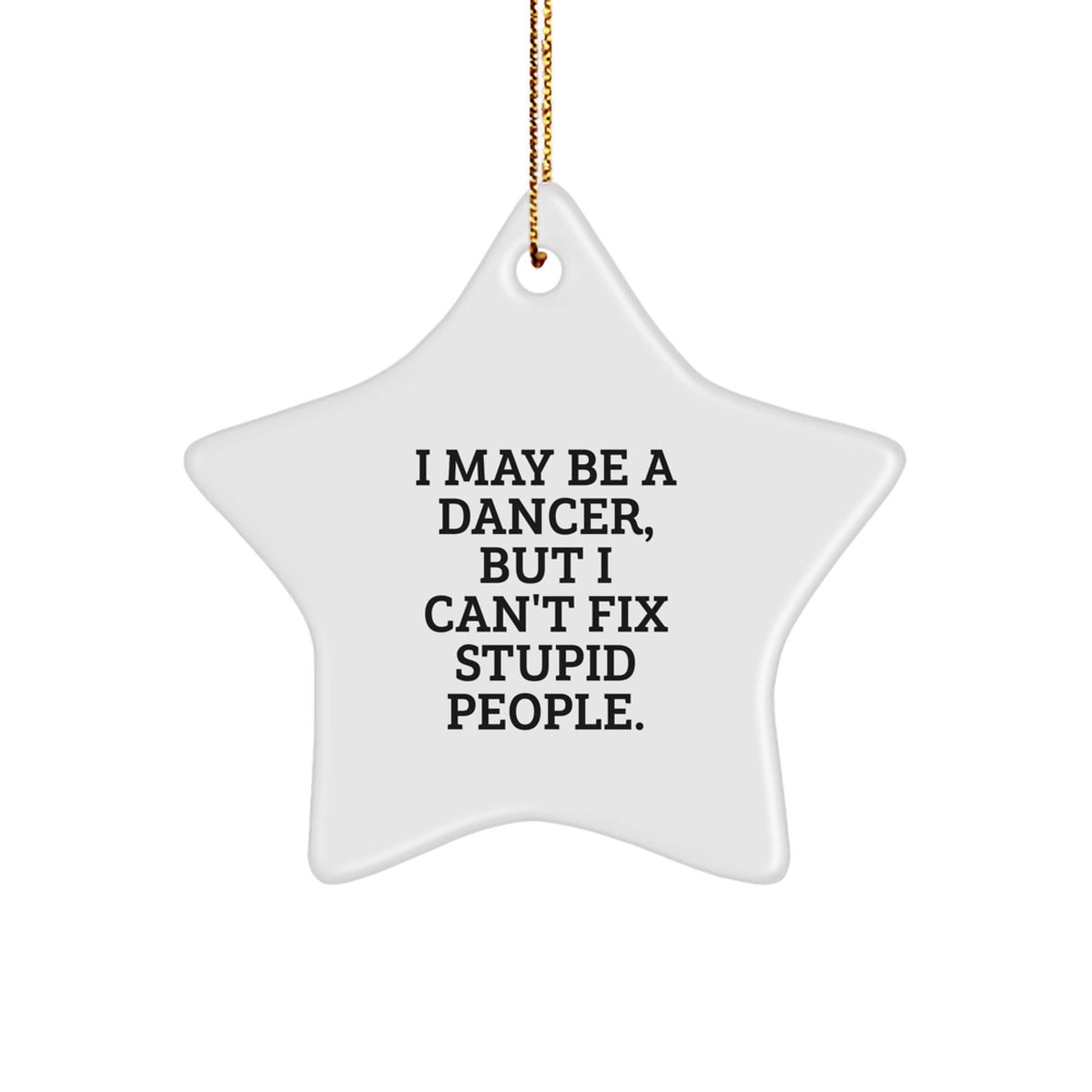 Christmas Gift for Her Dancer Keepsake Star Ornament Present - Image 1
