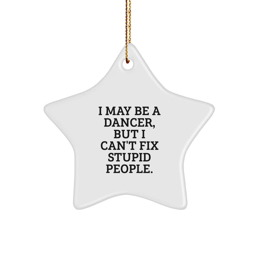 Christmas Gift for Her Dancer Keepsake Star Ornament Present - Image 1