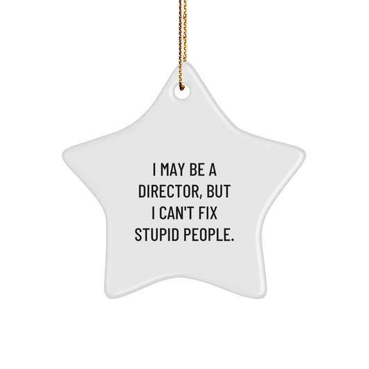Director Star Ornament Idea for Coworkers Christmas Gift - Image 1