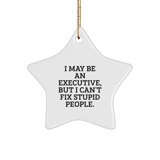  Funny Executive Star Ornament Gifts from Men to Executive Friends and Family - Image 1