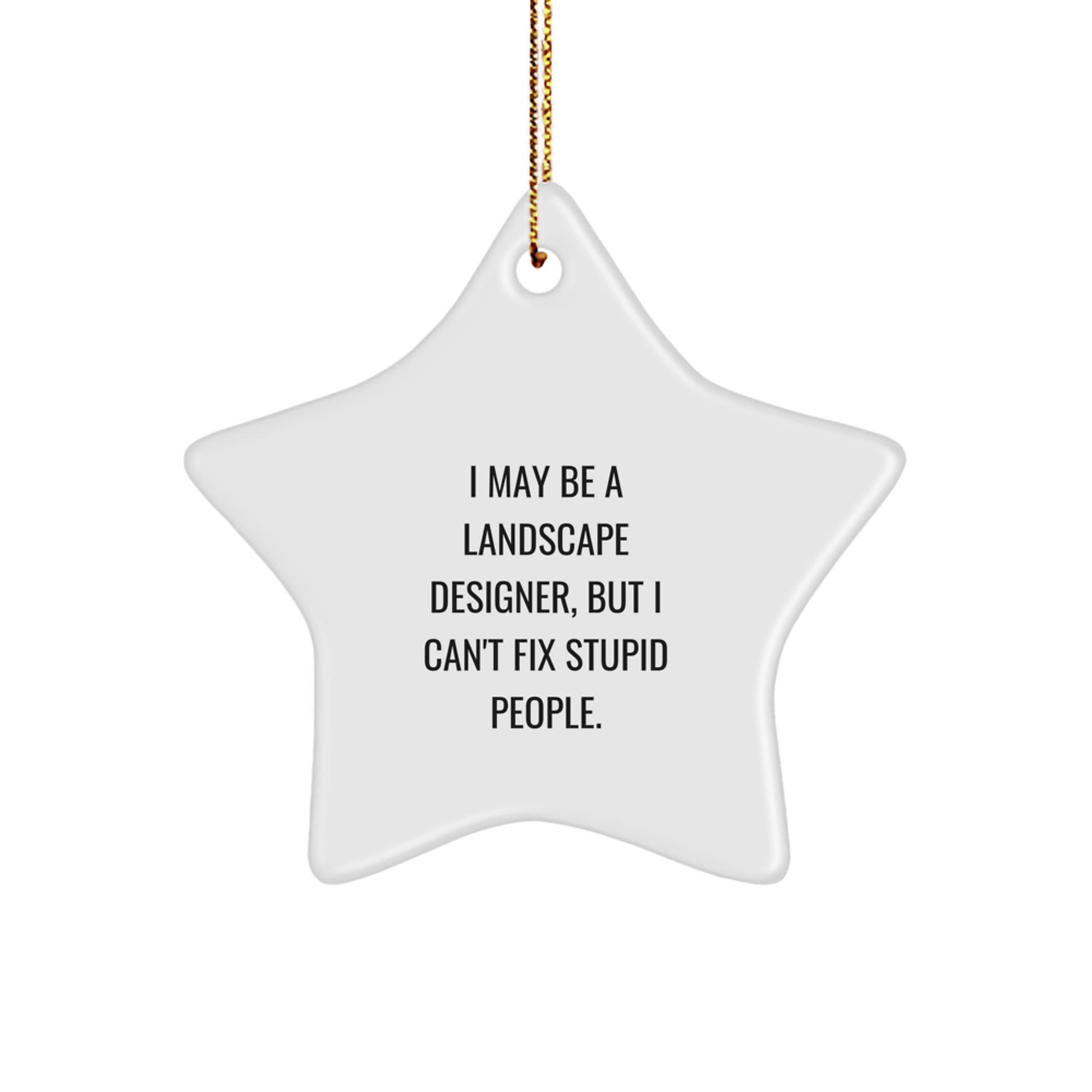 Landscape Designer Keepsake Christmas Ornament for Him Surprise Gift - Image 1