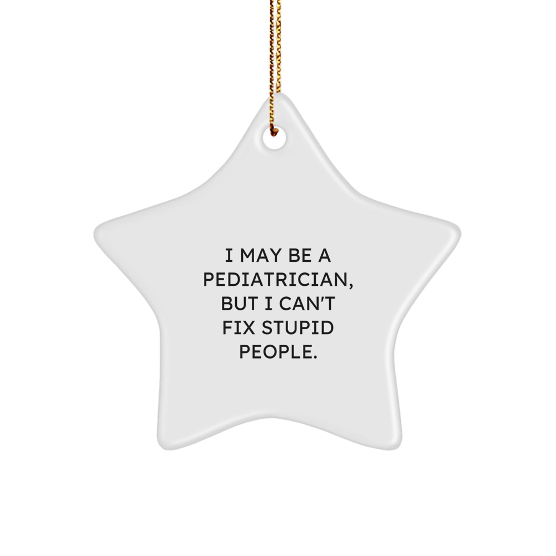 Pediatrician Star Ornament for Family Treasure Christmas Gift - Image 1
