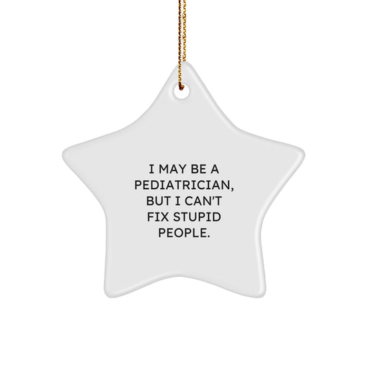 Pediatrician Star Ornament for Family Treasure Christmas Gift - Image 1