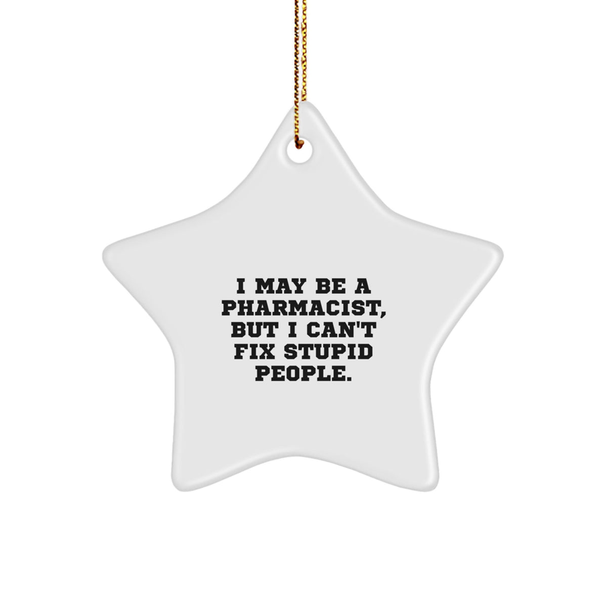 Pharmacist Keepsake Christmas Ornament for Him Gift - Image 1