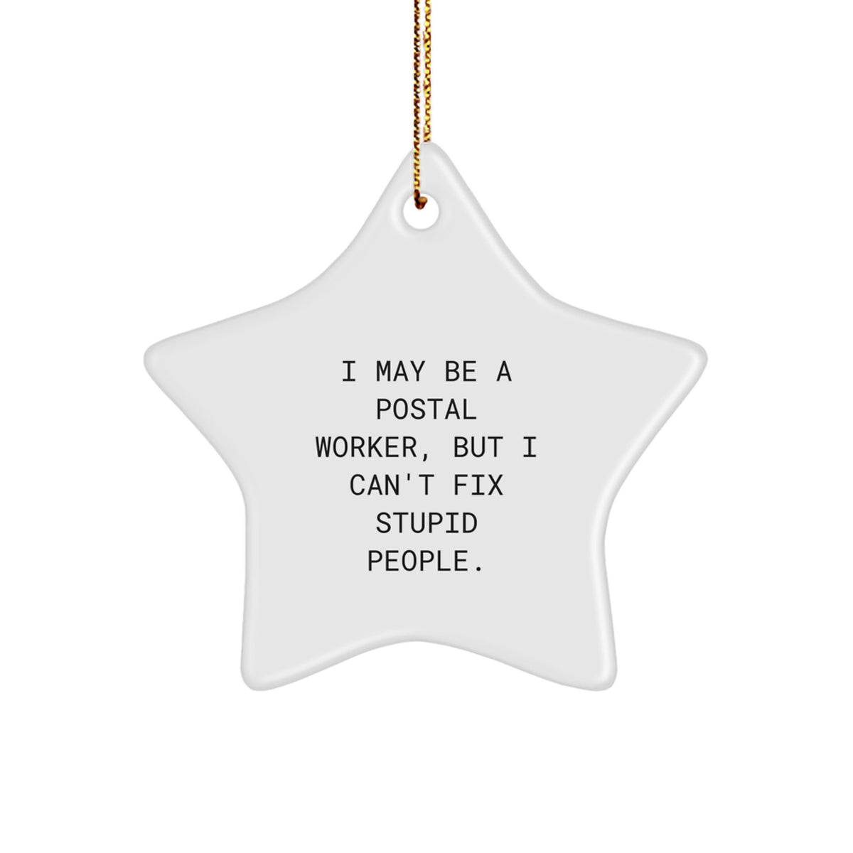 Postal Worker Keepsake Christmas Ornament for Him Gift - Image 1
