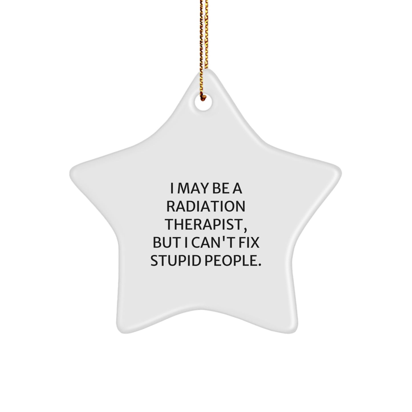 Radiation Therapist Favorite Star Ornament Christmas Gift for Kids - Image 1