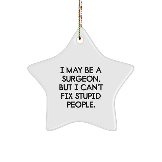Surgeon Novelty Christmas Ornament for Friends Gift - Image 1