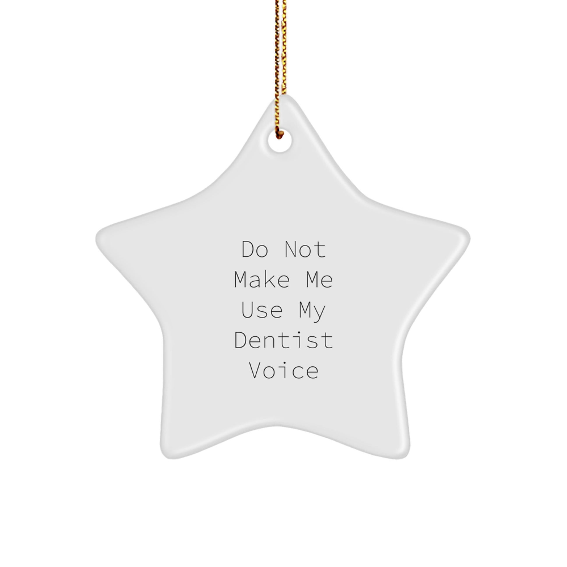 Dentist Keepsake Christmas Ornament for Him Gift – Brightly Printed - Image 1