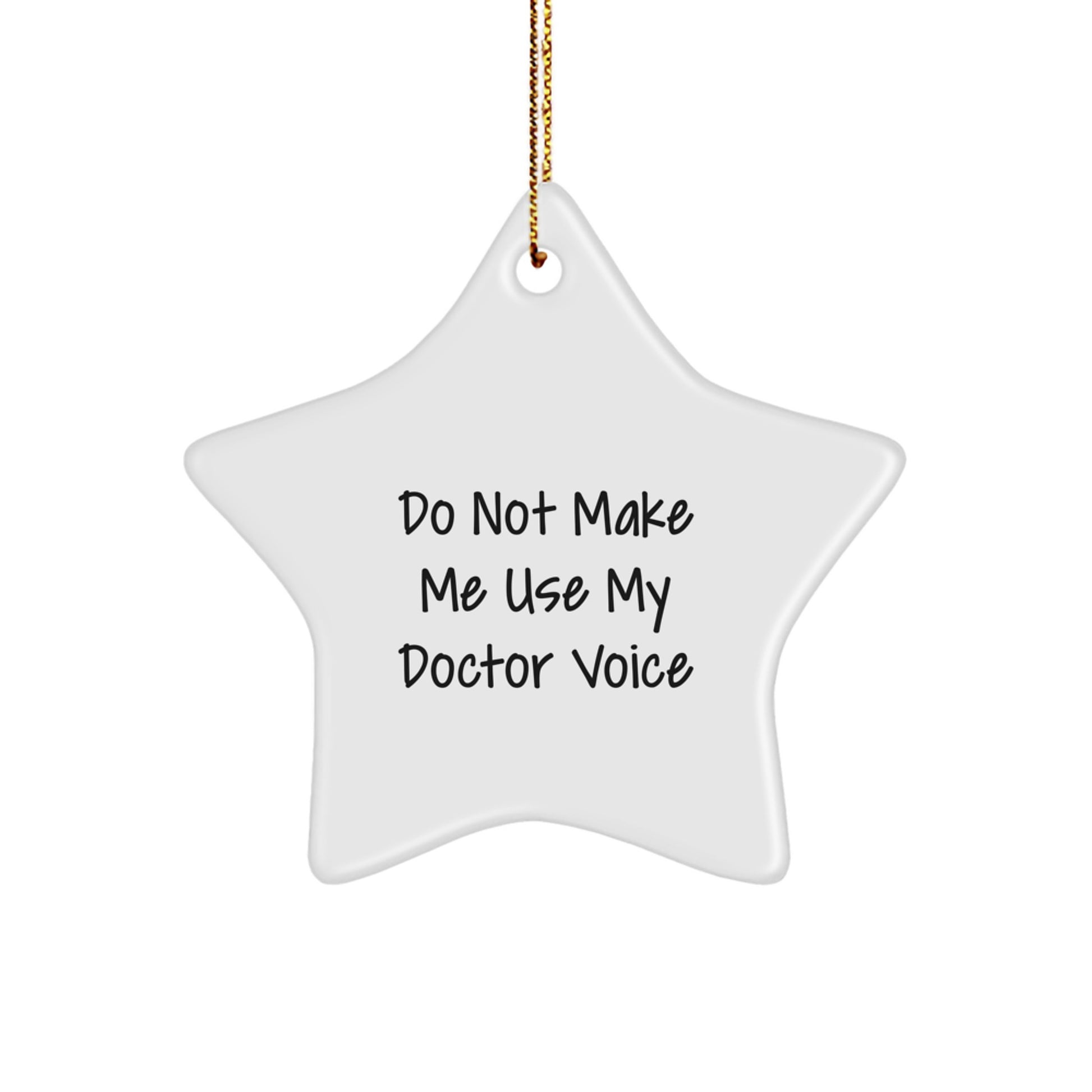 Funny Doctor Star Ornaments for Christmas Unique Gifts from Friends for Doctors - Gift Ideas for Men and Women - Image 1