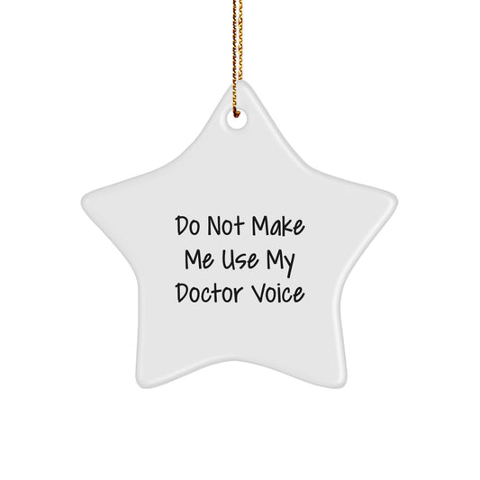 Funny Doctor Star Ornaments for Christmas Unique Gifts from Friends for Doctors - Gift Ideas for Men and Women - Image 1