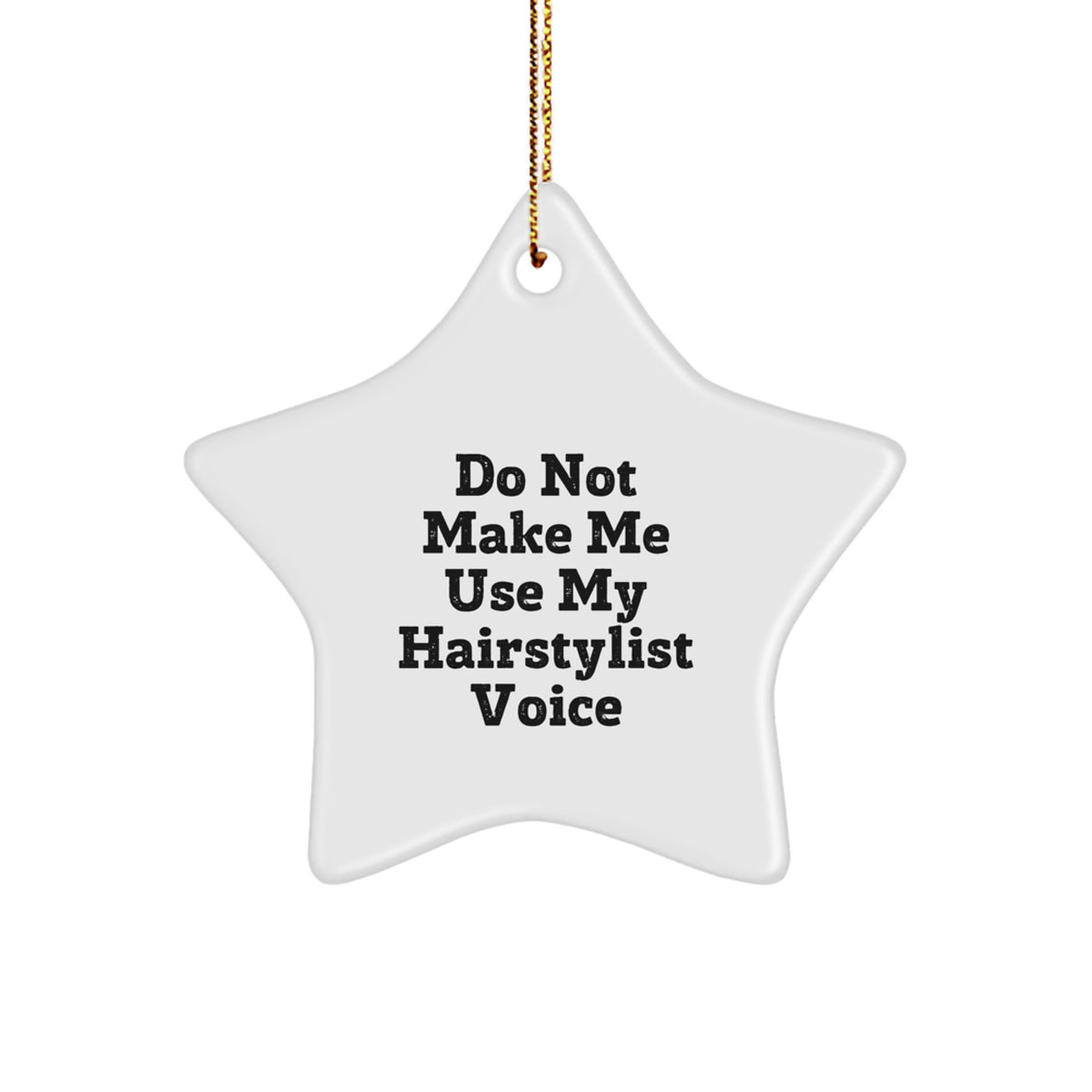 Hairstylist Keepsake Holiday Christmas Ornament for Him Gift - Image 1