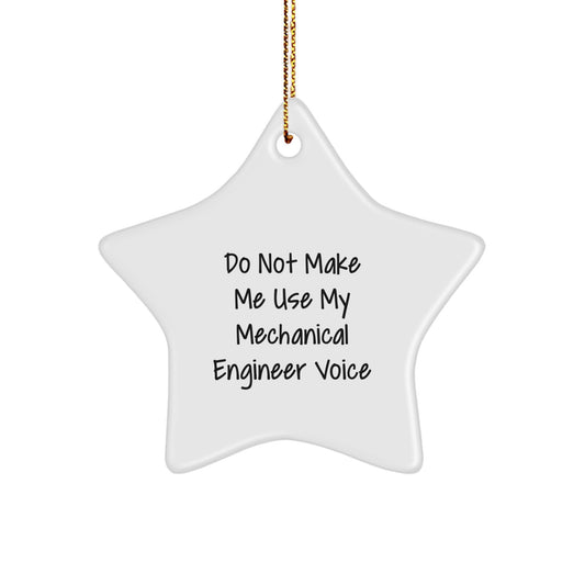 Mechanical Engineer Keepsake Christmas Ornament for Him Brightly Gift - Image 1