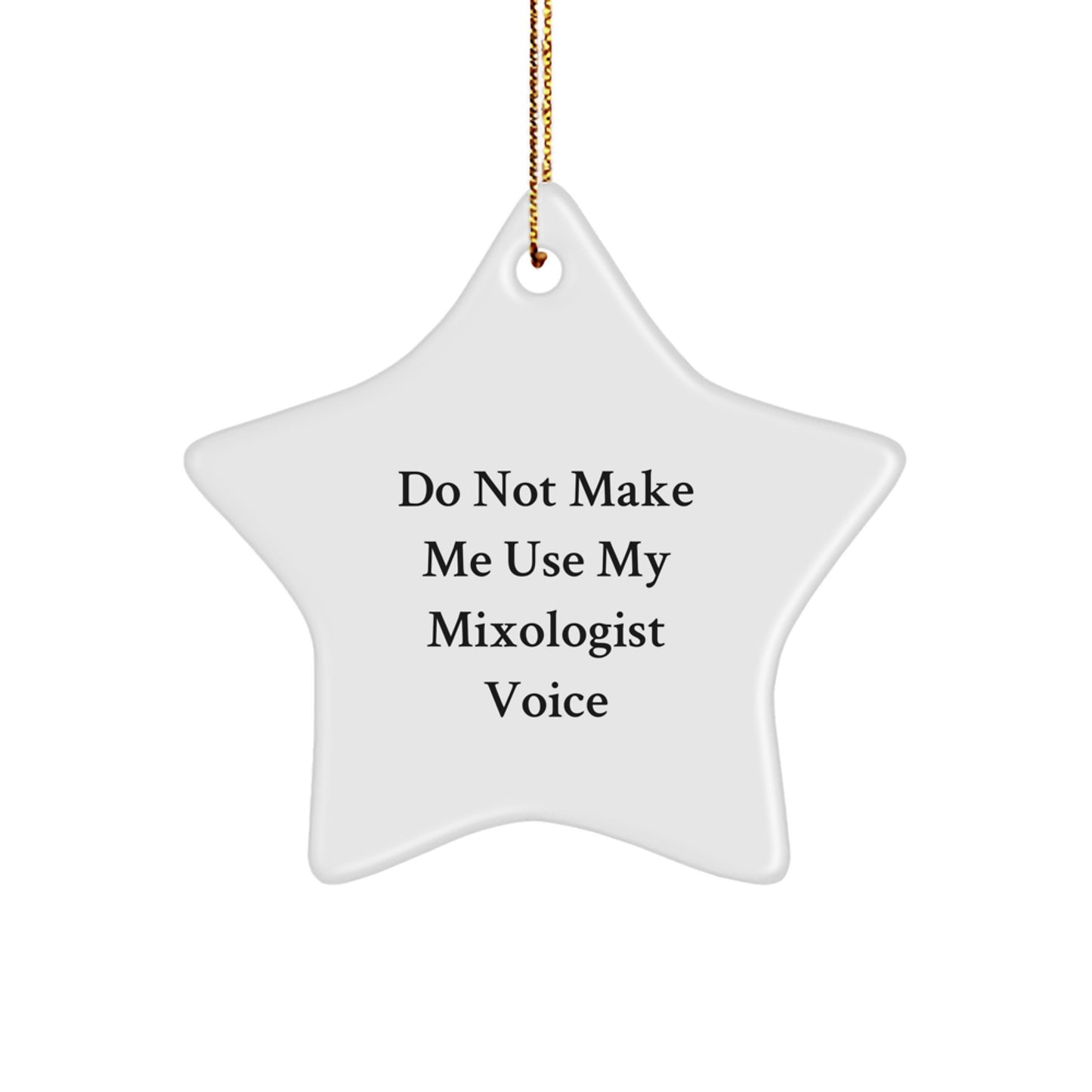 Mixologist Star Ornament Favorite for Kids Christmas Gift - Image 1