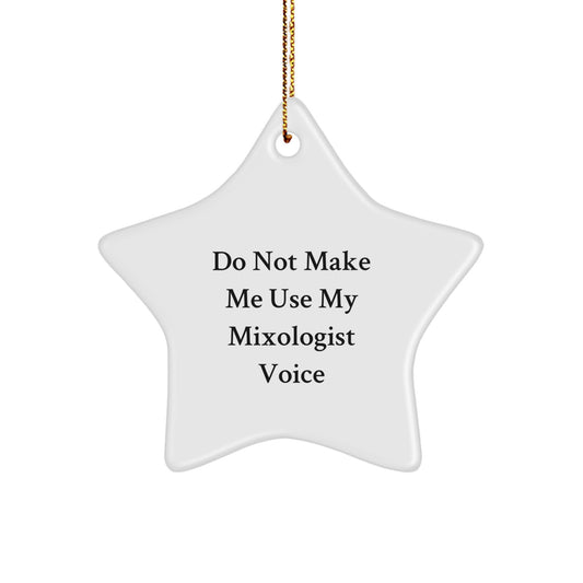 Mixologist Star Ornament Favorite for Kids Christmas Gift - Image 1
