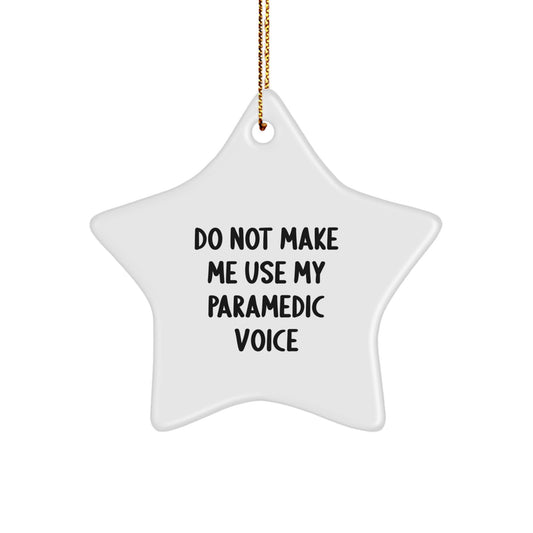 Funny Rescue Worker Gifts for Rescue Worker Men - Rescue Worker Star Ornament, Gifts from Men, Christmas Unique Gifts, Rescue Worker Decor, Star Shaped Gift - Image 1