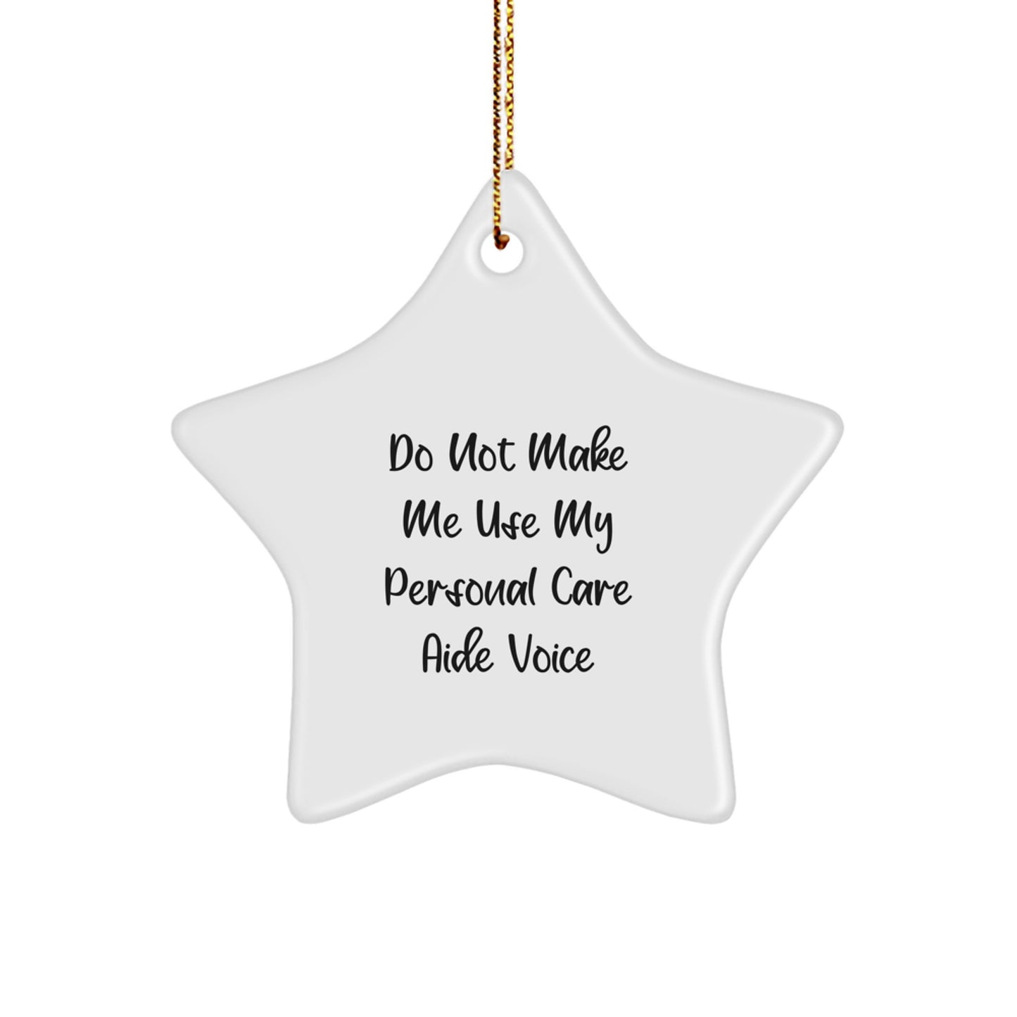 Cheerful Personal Care Aide Christmas Ornament for Happy Kids Favorite Gift - Image 1