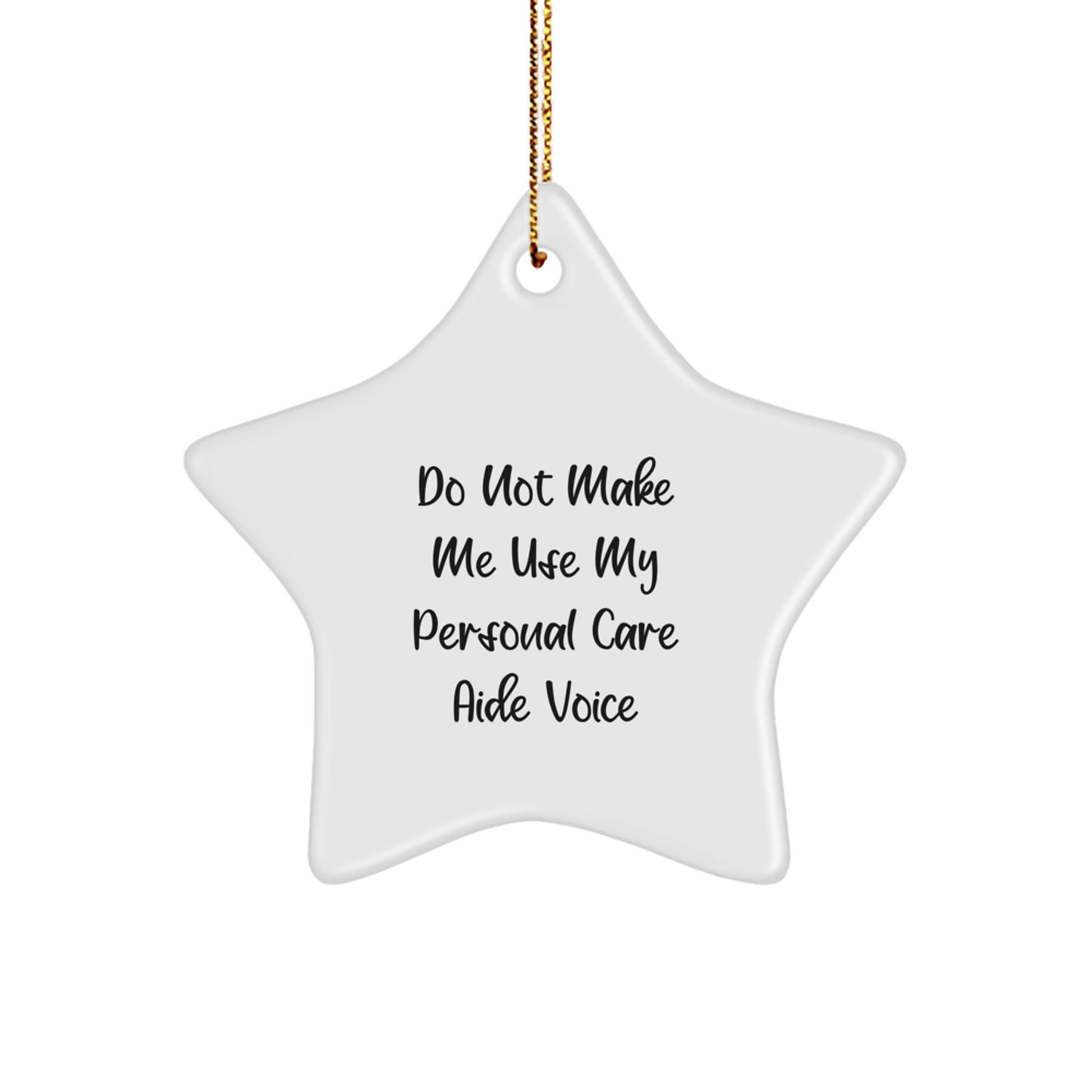Cheerful Personal Care Aide Christmas Ornament for Happy Kids Favorite Gift - Image 1