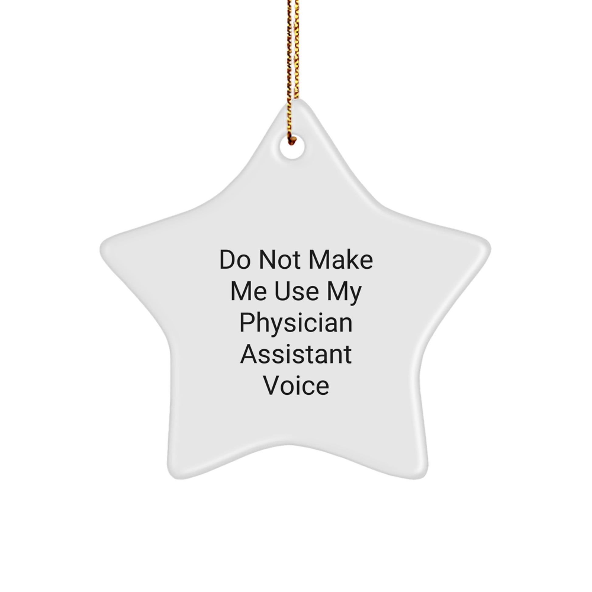 Physician Assistant Star Christmas Ornament for Kids Favorite Gift - Image 1