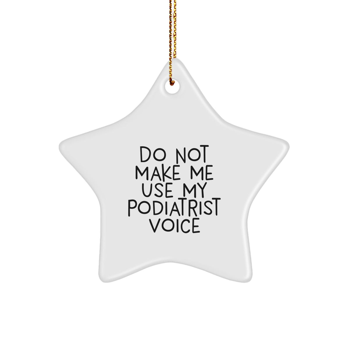 Favorite Podiatrist Star Ornament for Kids Christmas Gift - Image 1