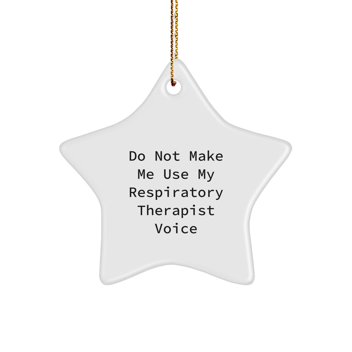Respiratory Therapist Keepsake Holiday Christmas Ornament for Him Gift - Image 1