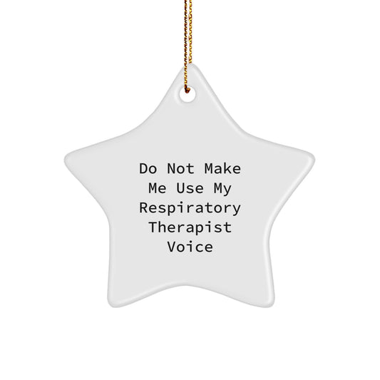 Respiratory Therapist Keepsake Holiday Christmas Ornament for Him Gift - Image 1