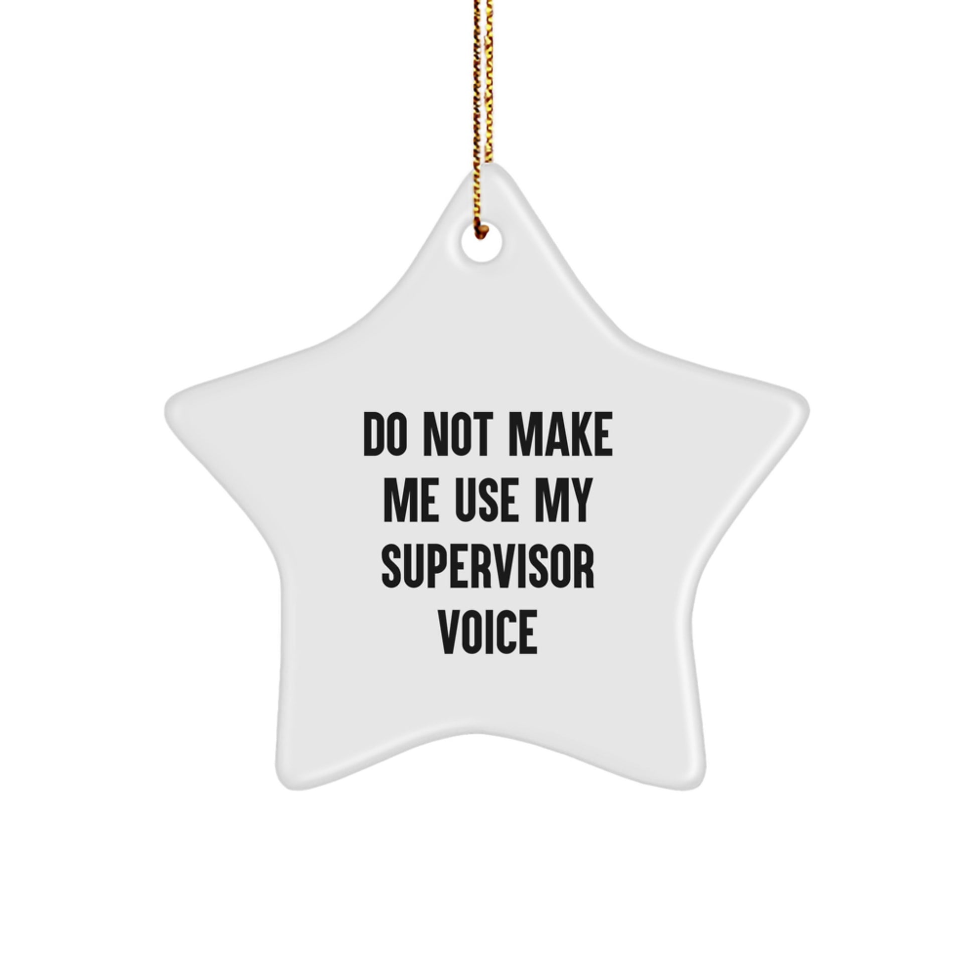 Supervisor Christmas Ornament for Family Treasure Gift - Image 1