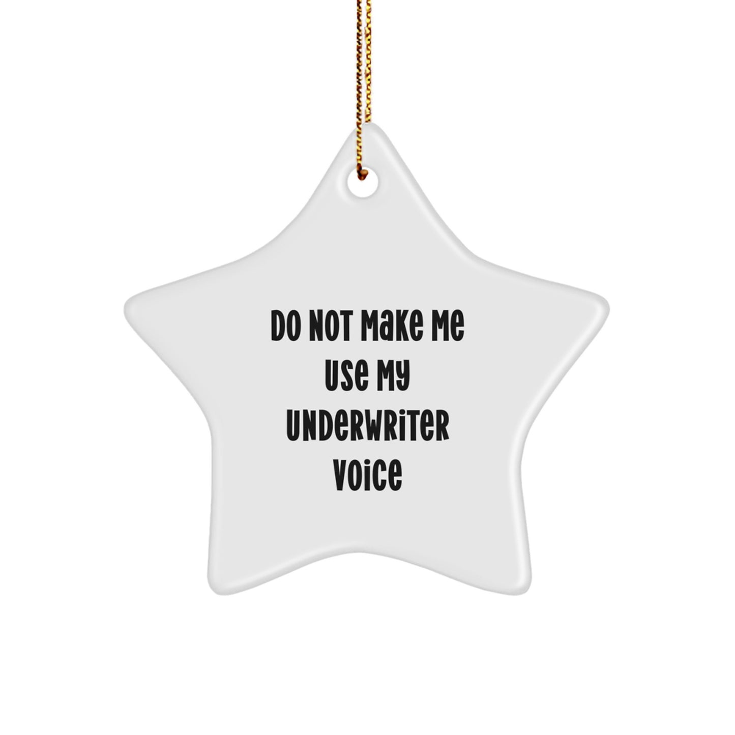 Underwriter Star Ornament Surprise for Family Christmas Bright Gift - Image 1