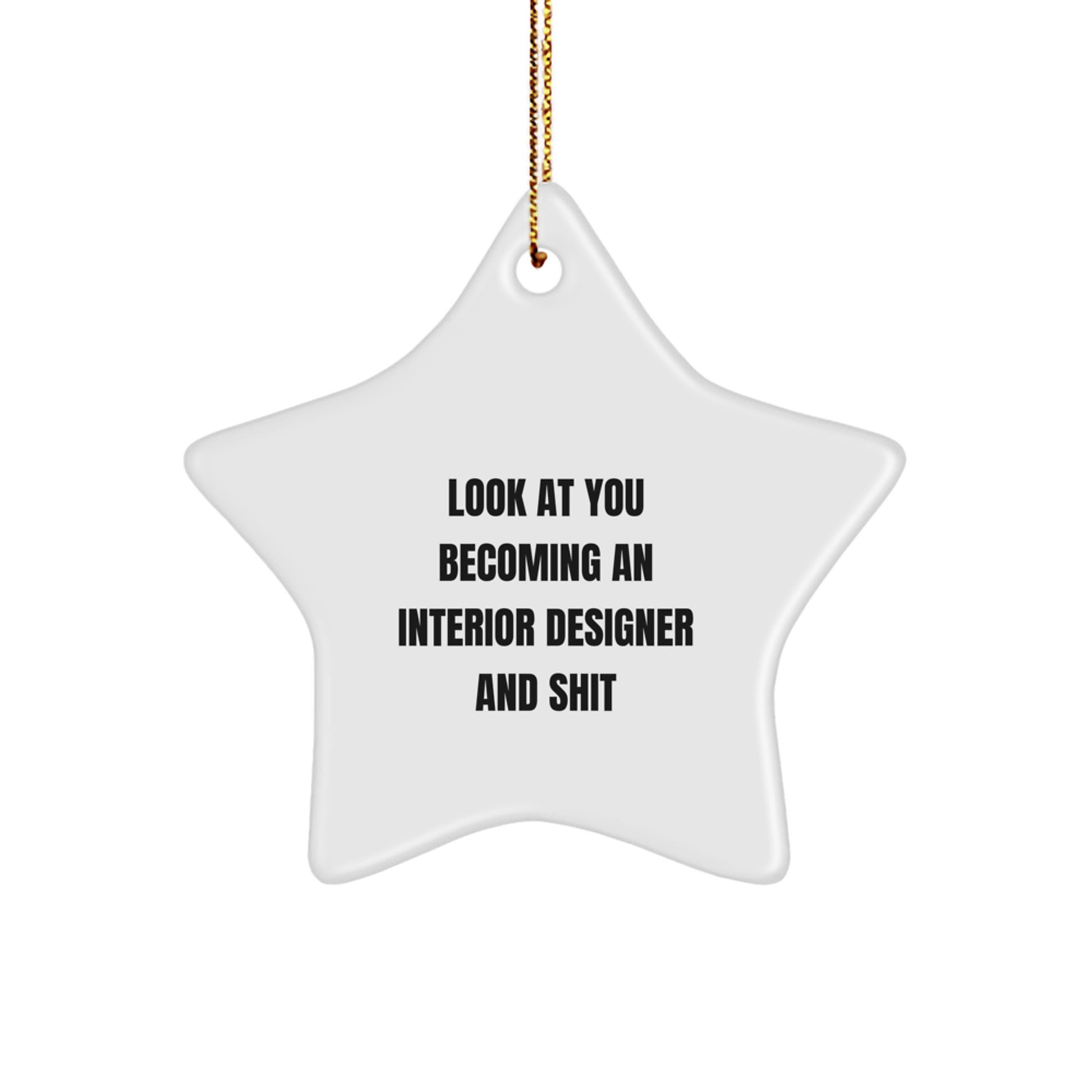 Interior Designer Keepsake Christmas Ornament for Him Gift - Image 1