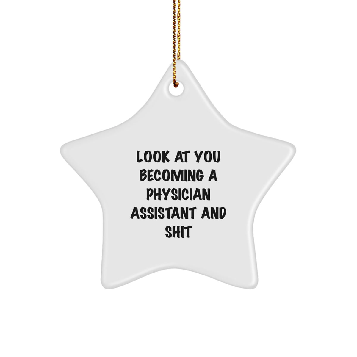 Physician Assistant Keepsake Christmas Ornament for Him Bright Gift - Image 1