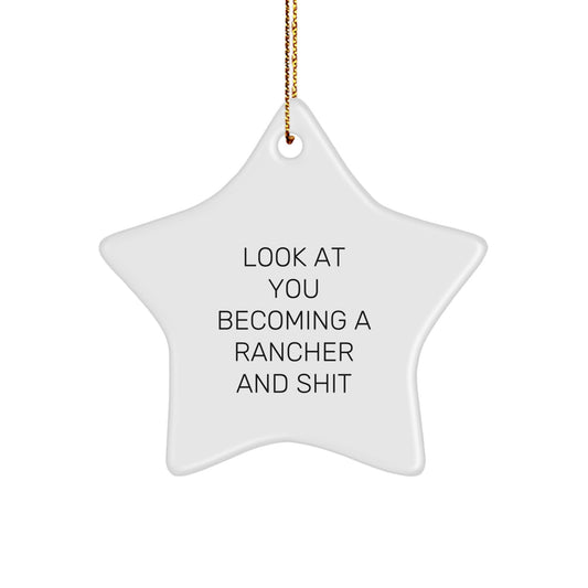 Rancher Favorite Star Ornament for Kids Christmas Gift - Image 1