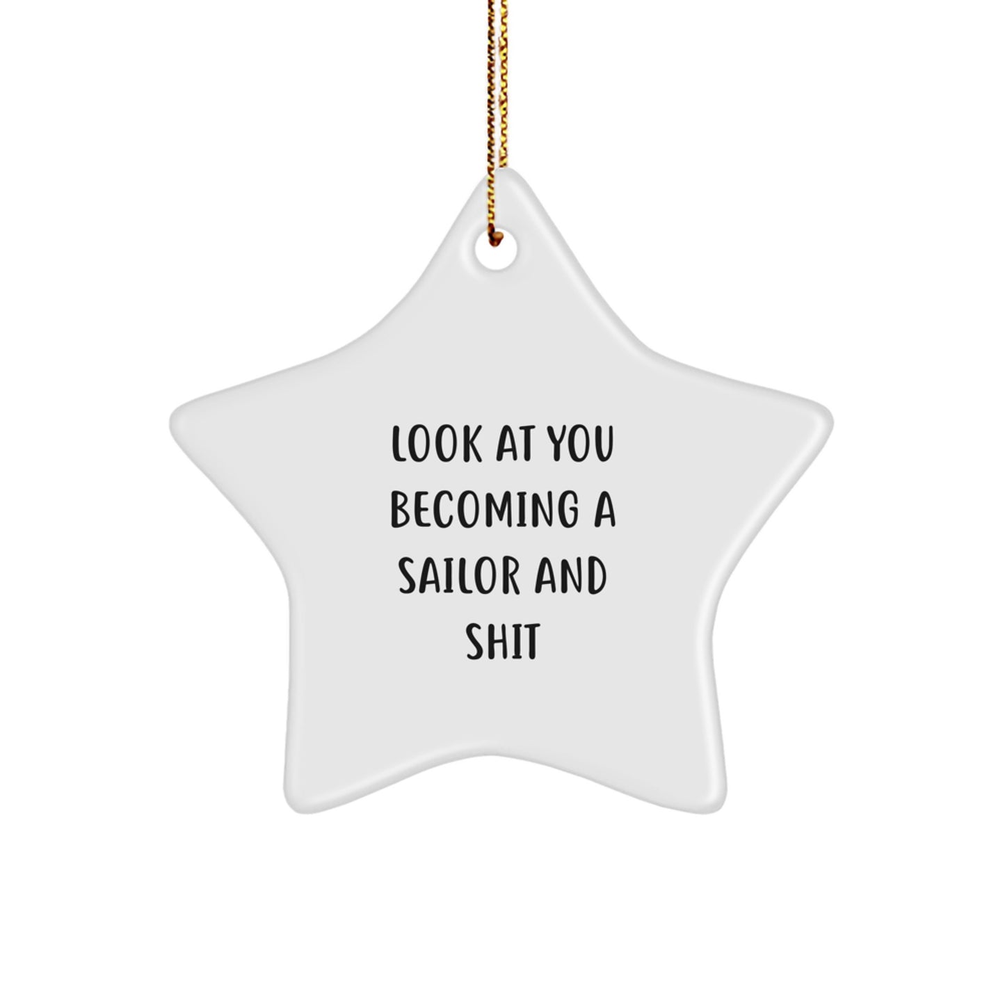 Sailor Keepsake Christmas Ornament for Him Gift - Image 1