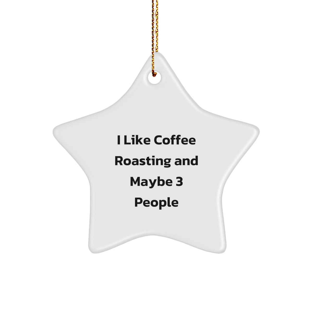 Favorite Coffee Roasting Star Ornament for Kids Christmas Gift - Image 1