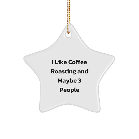 Favorite Coffee Roasting Star Ornament for Kids Christmas Gift - Image 1