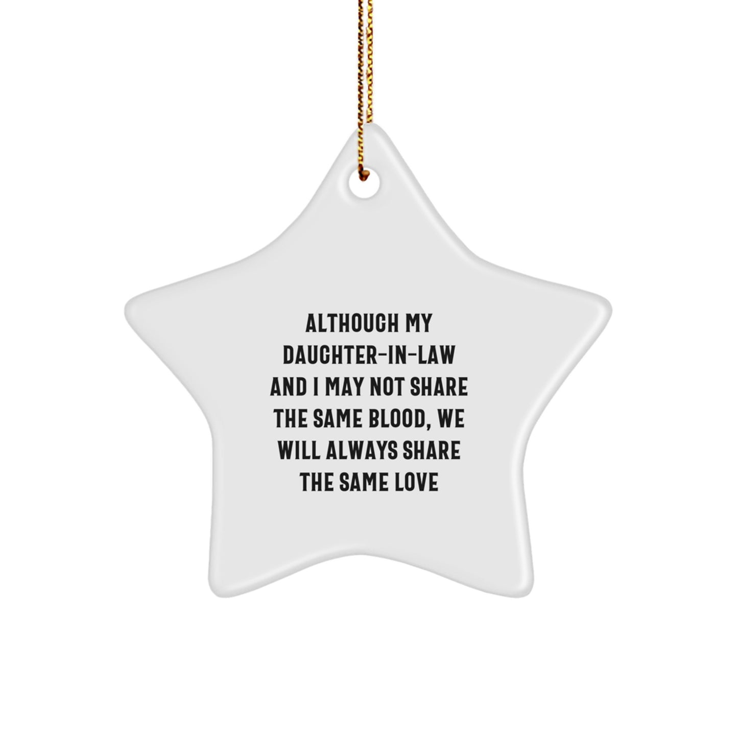 Favorite Daughter-in-law Christmas Ornament Gift for Kids - Image 1