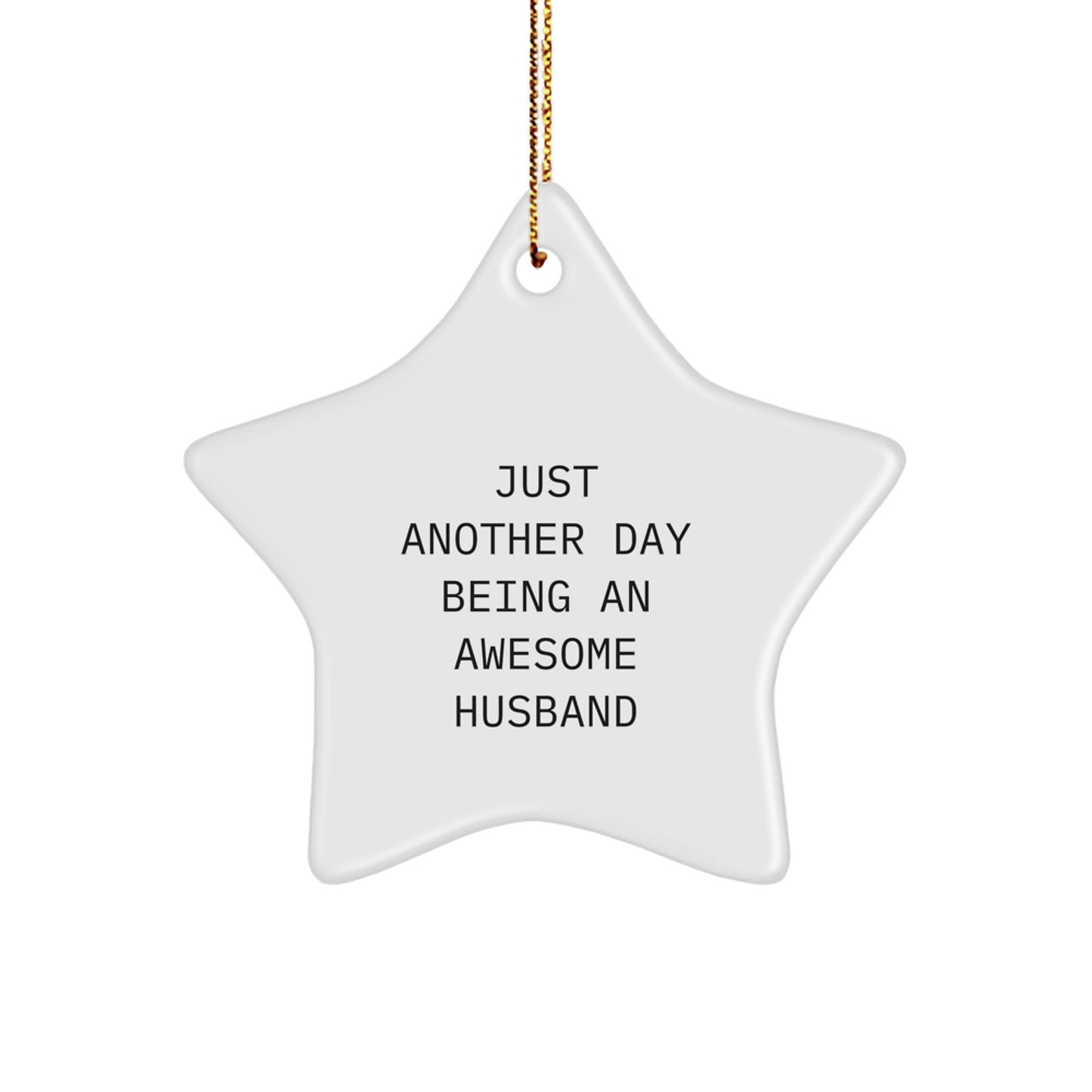 Husband Treasure Star Ornament for a Son Bright Memory Christmas Gift - Image 1