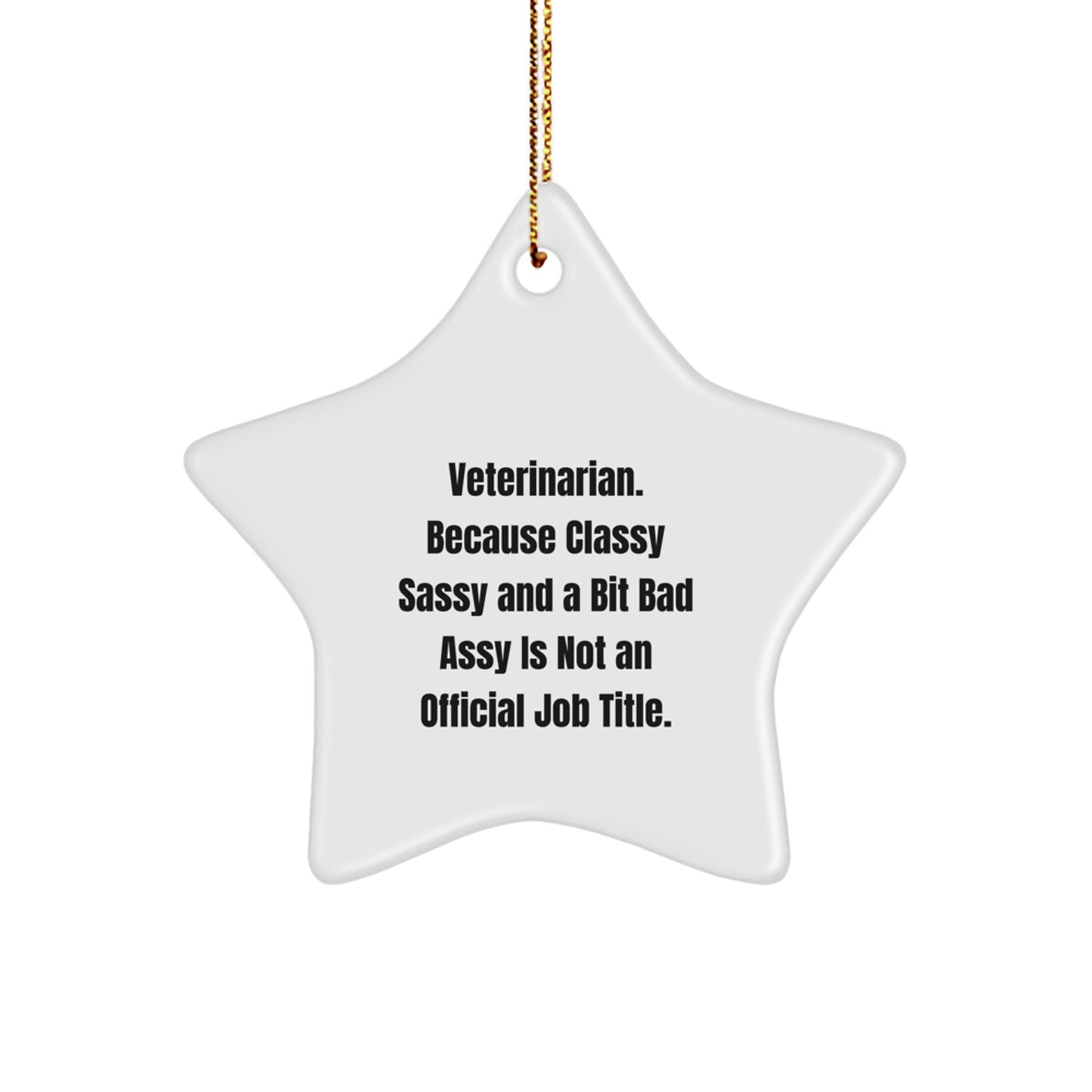 Veterinarian Favorite Christmas Ornament for Kids Surprise Gift - Image 1
