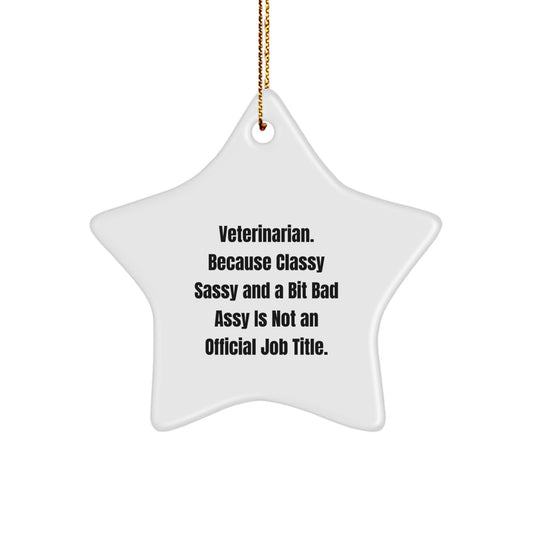 Veterinarian Favorite Christmas Ornament for Kids Surprise Gift - Image 1