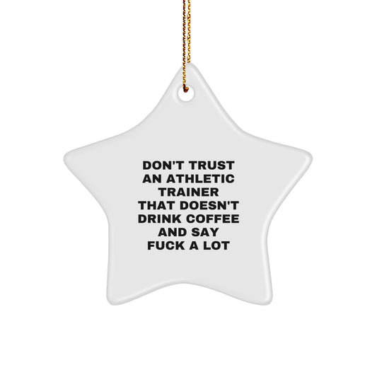 Athletic Trainer Keepsake Durable Christmas Ornament for Him Gift - Image 1