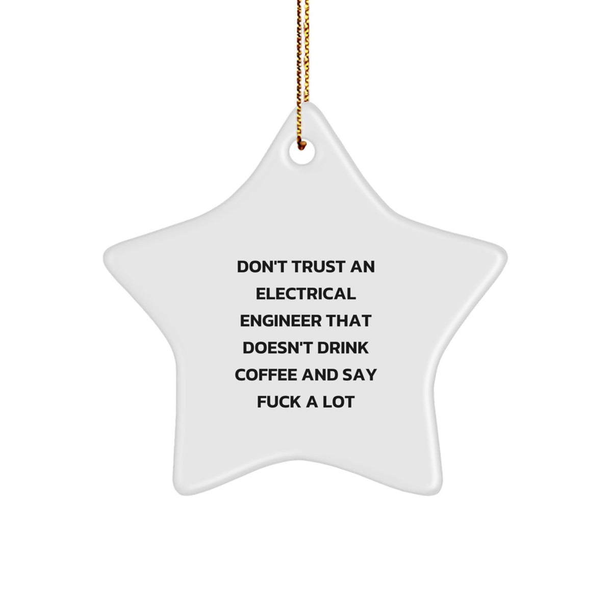 Electrical Engineer Christmas Ornament for Coworkers Idea Funny Gift - Image 1
