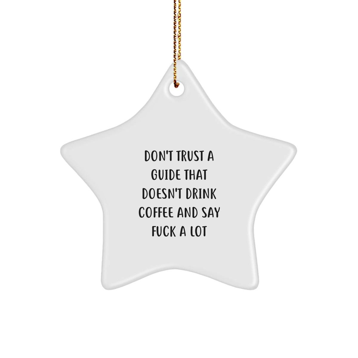 Sassy Guide Star Ornament for Roommates Memento Christmas Unique Gift - Image 1