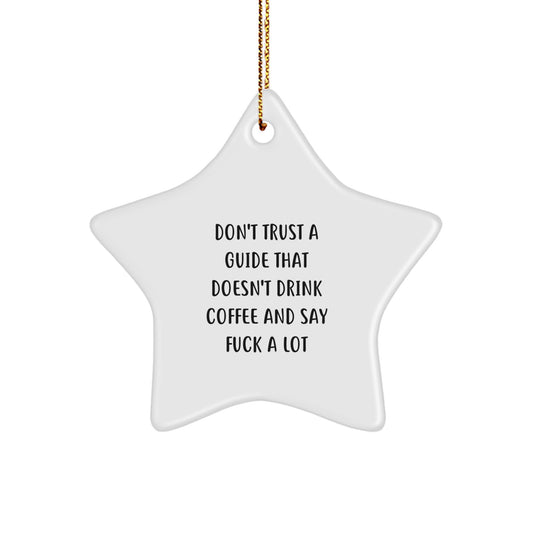 Sassy Guide Star Ornament for Roommates Memento Christmas Unique Gift - Image 1