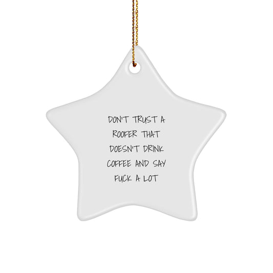 Roofer Favorite Christmas Ornament for Kids Gift - Image 1