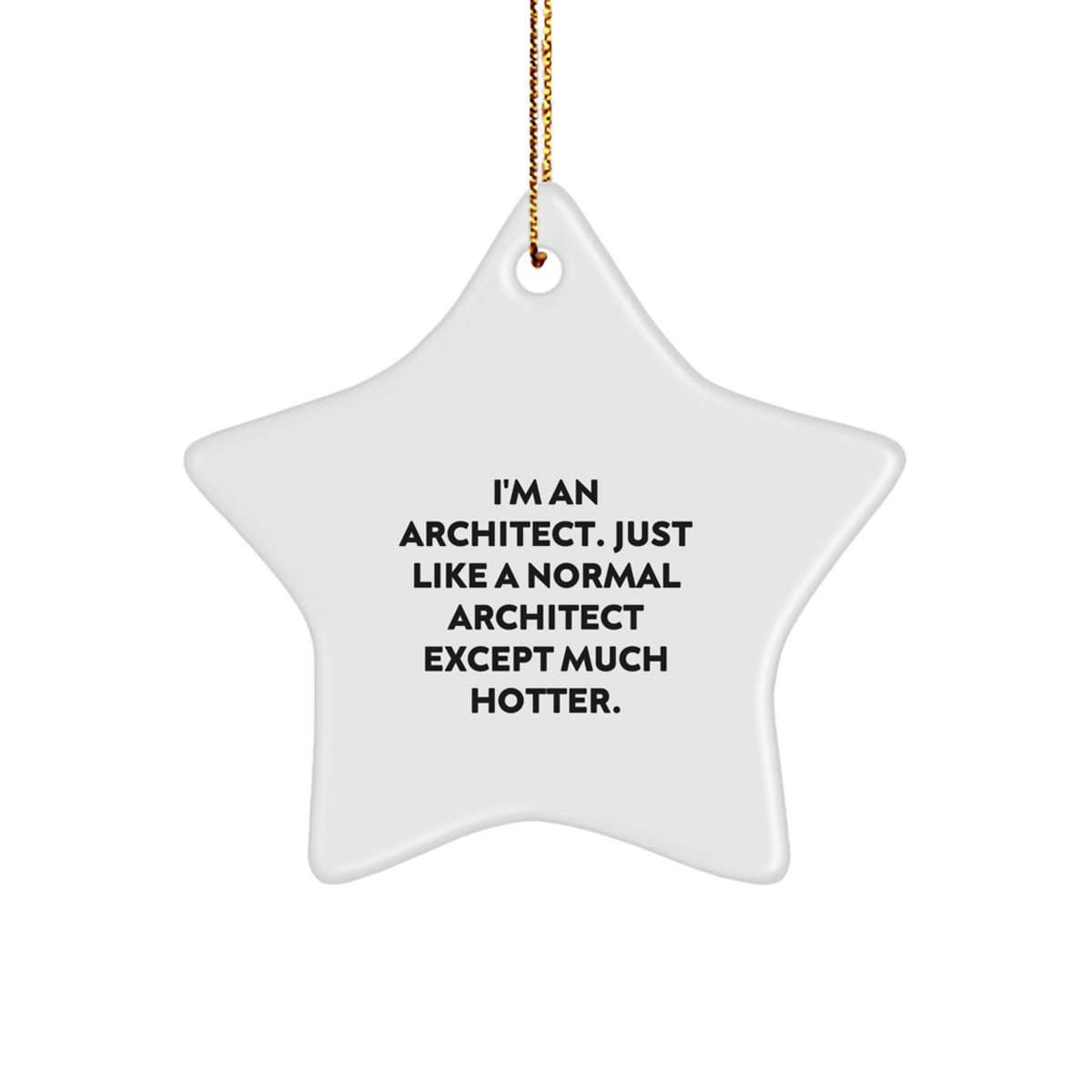 Star Ornament Idea for Coworkers – Christmas Gift for Architects - Image 1