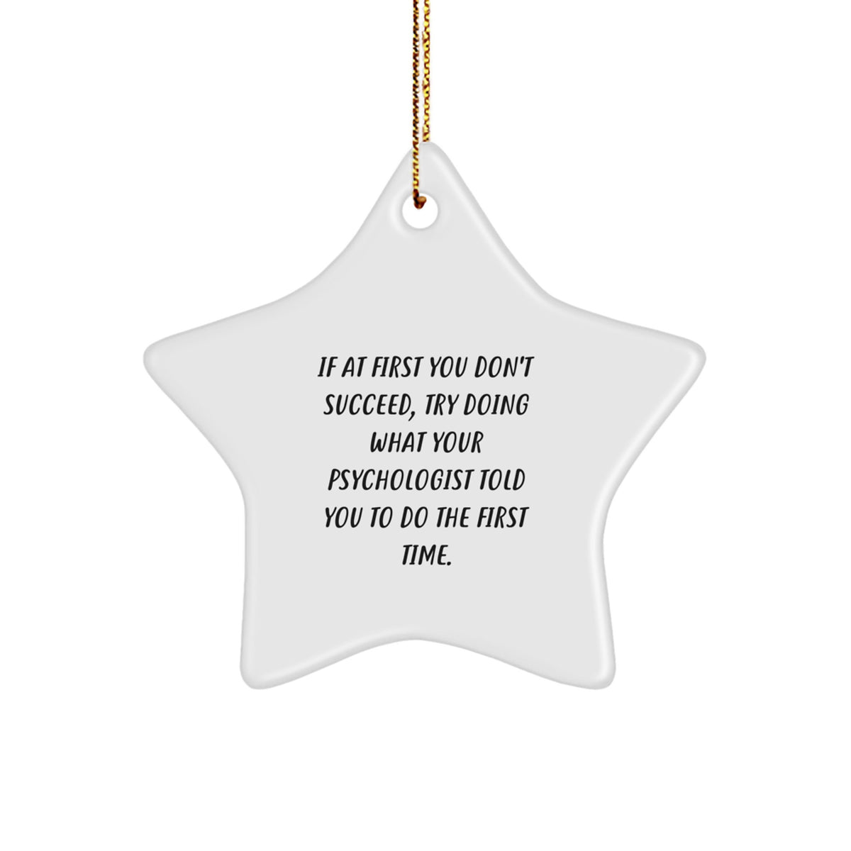 Psychologist Christmas Ornament for Happy Kids Favorite Quote Bright Gift - Image 1