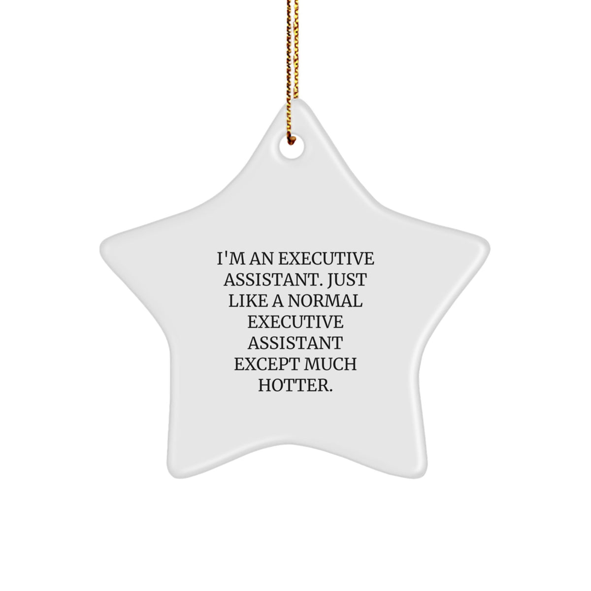 Star Ornament for a Best Friend Executive Assistant Christmas Gift - Image 1
