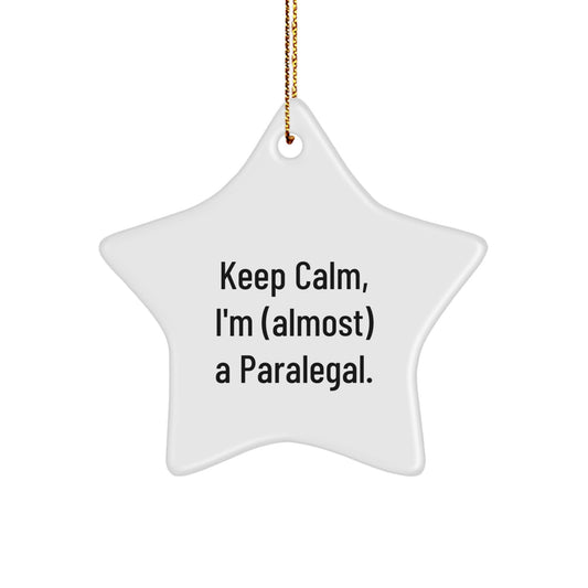 Surprise Joy Paralegal Christmas Ornament for Happy Kids – Favorite Gift - Image 1